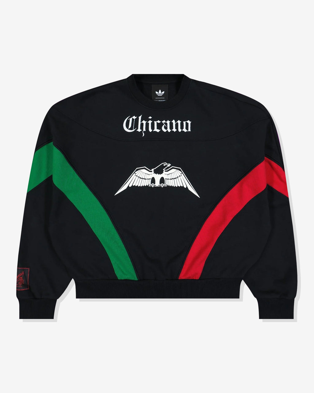 ADIDAS X WILLY CHAVARRIA BBALL CREWNECK - BLACK - ADIDAS X WILLY CHAVARRIA BBALL CREWNECK - BLACK