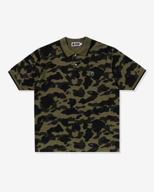 BAPE 1ST CAMO ONE POINT POLO M リラックス - GREEN - - / S