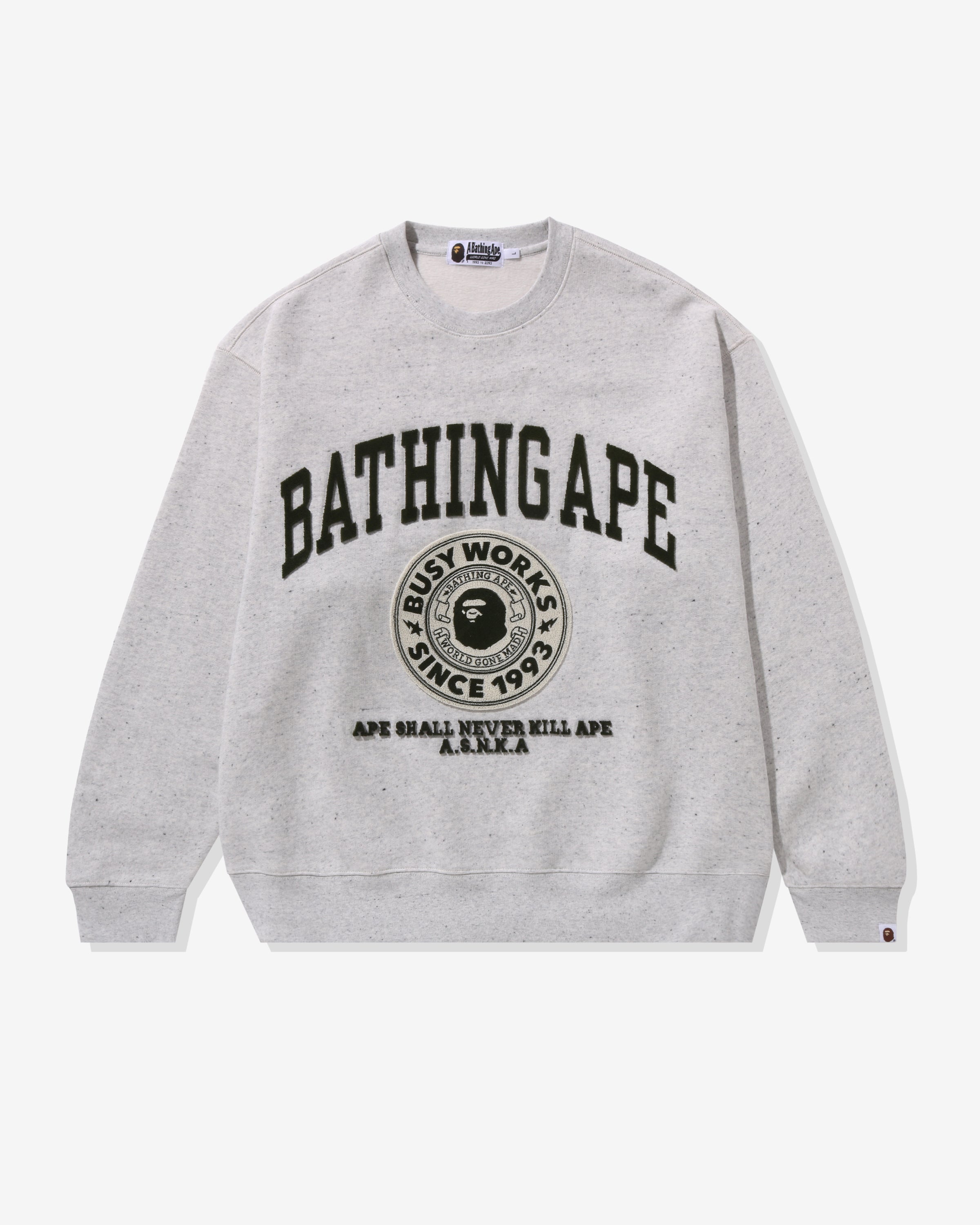 Grey college crewneck Clearance