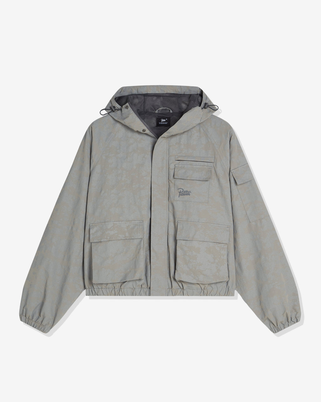 PATTA DIGI CAMO REFLECTIVE JACKET - WILDDOVE - PATTA DIGI CAMO REFLECTIVE JACKET - WILDDOVE