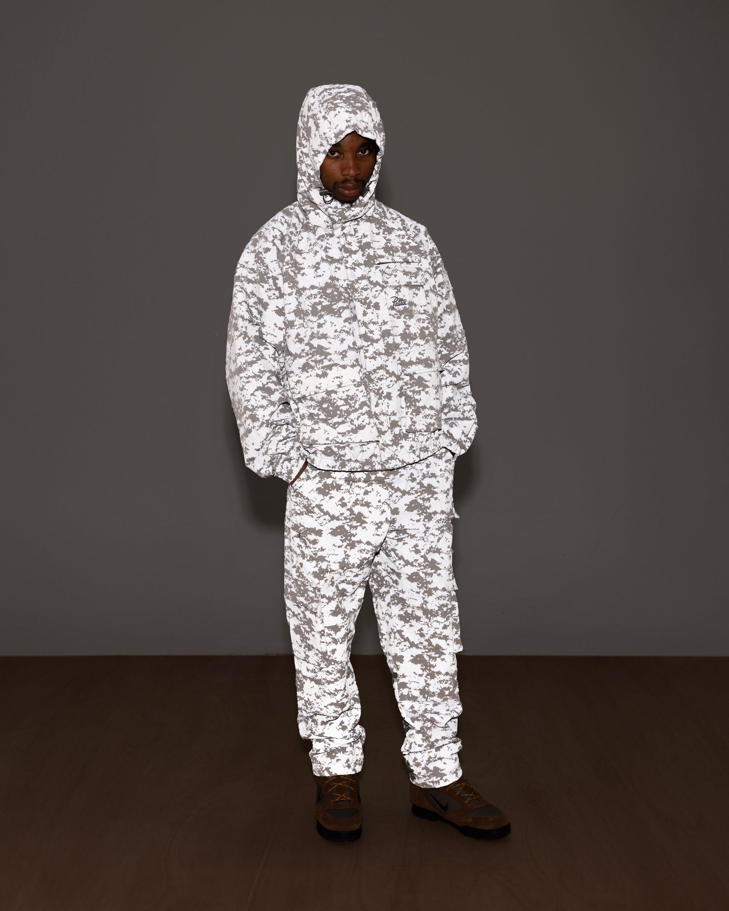 PATTA DIGI CAMO REFLECTIVE JACKET - WILDDOVE