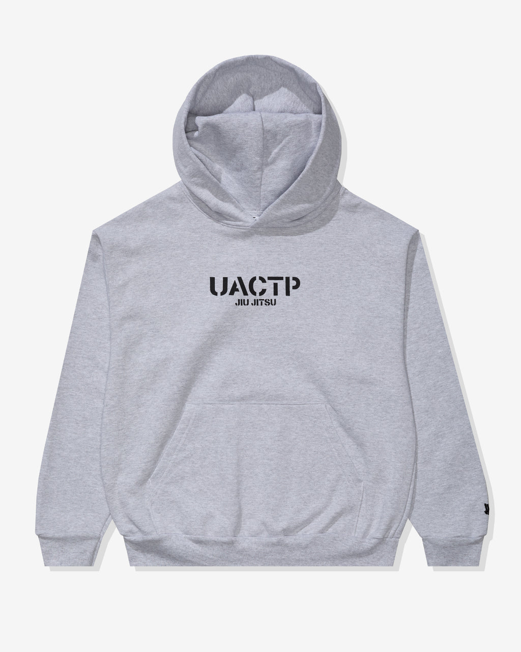 UACTP STENCIL JIU JITSU PULLOVER HOOD - HEATHER GREY
