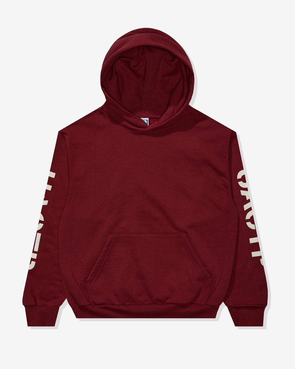 UACTP STENCIL PULLOVER HOOD - BURGUNDY