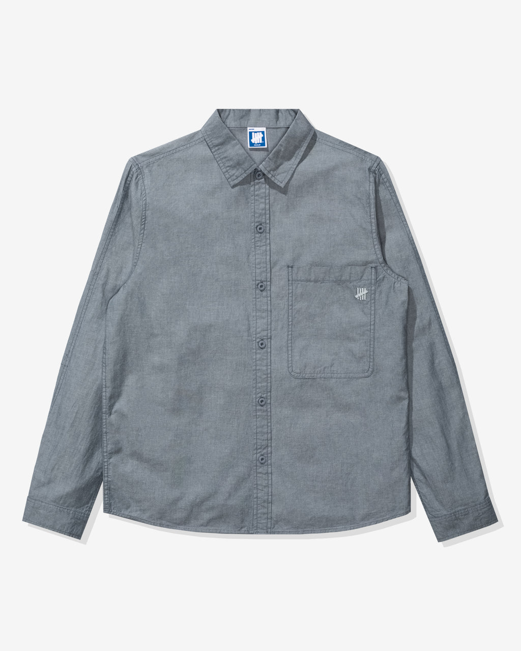 UNDEFEATED CHAMBRAY L/S SHIRT - BLUE