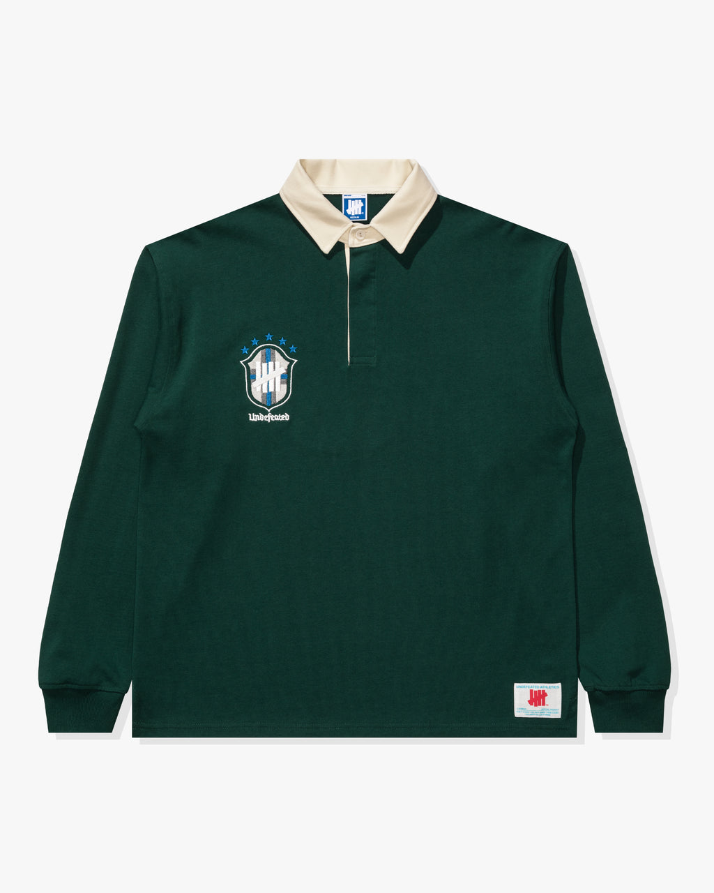 UNDEFEATED CREST L/S RUGBY - GREEN