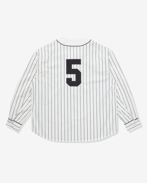 UNDEFEATED L/S BASEBALL JERSEY - OFF WHITE