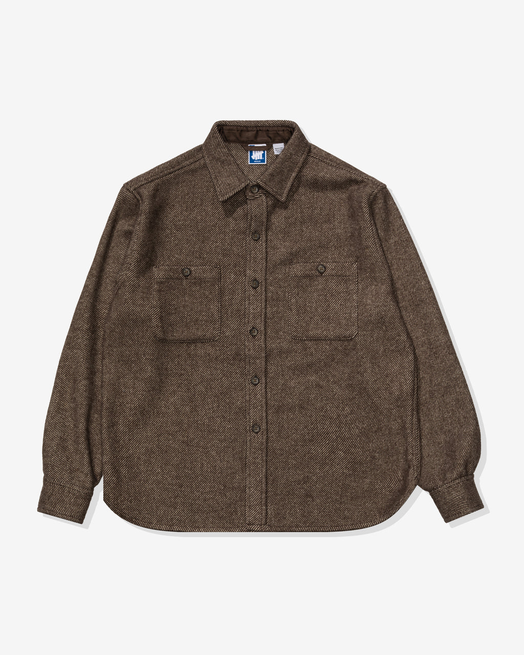 UNDEFEATED L/S TWILL FLANNEL - BROWN