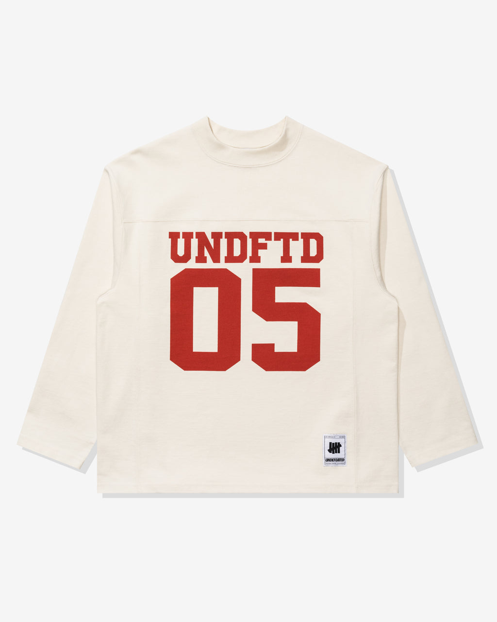 UNDEFEATED OVERSIZED FOOTBALL JERSEY - IVORY