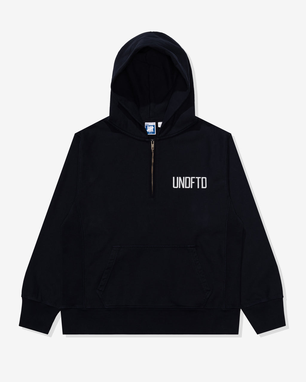 UNDEFEATED QUARTER ZIP PULLOVER HOOD - DEEP NAVY