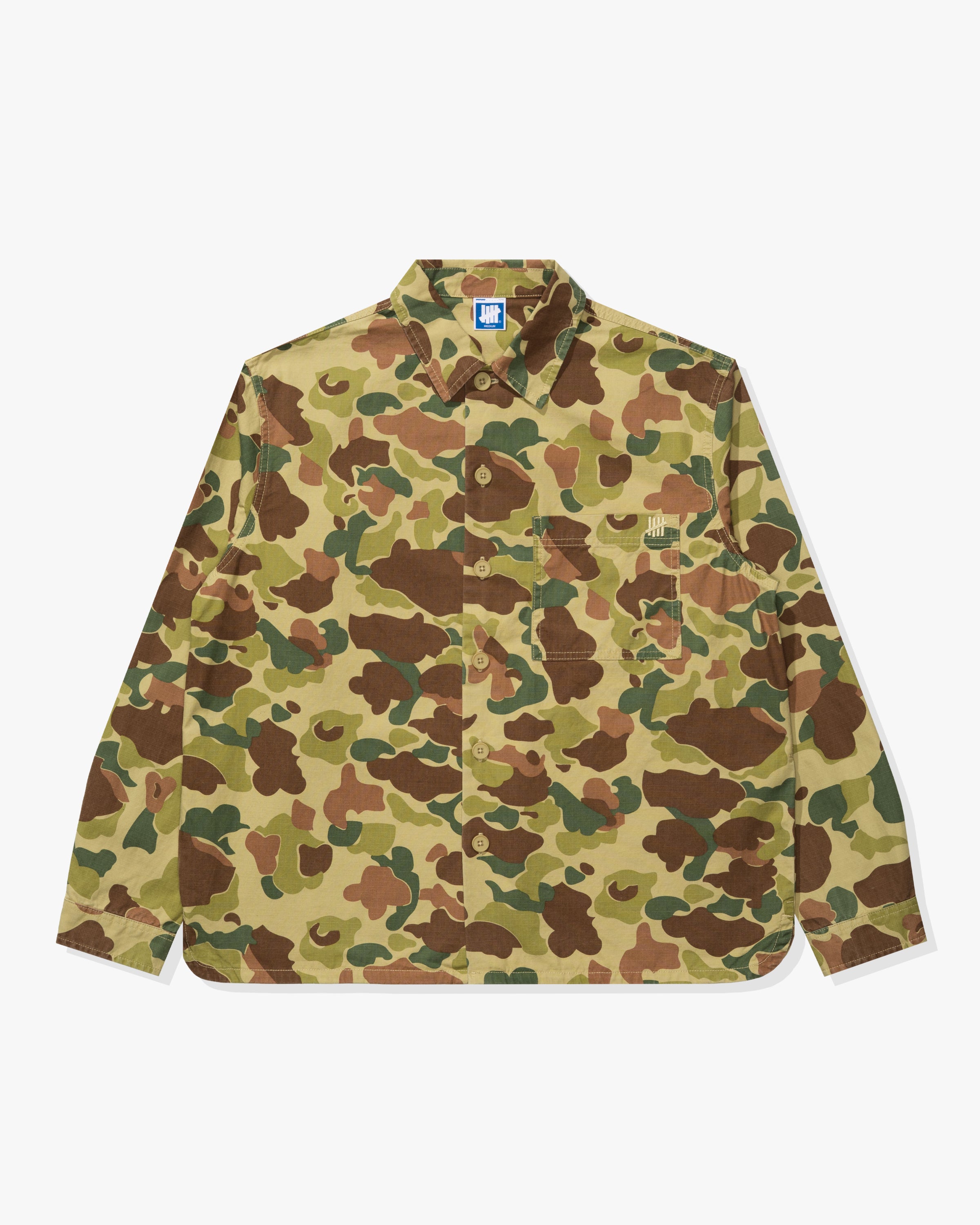 UNDEFEATED RIPSTOP L/S WORKSHIRT - DUCK CAMO