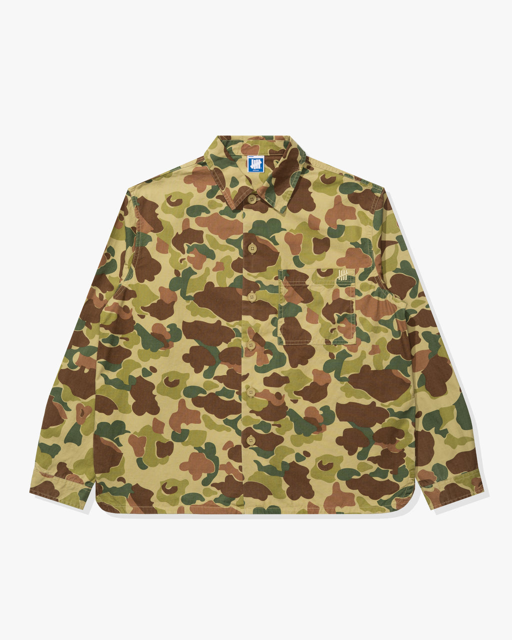 UNDEFEATED RIPSTOP L/S WORKSHIRT - DUCK CAMO - UNDEFEATED RIPSTOP L/S WORKSHIRT - DUCK CAMO