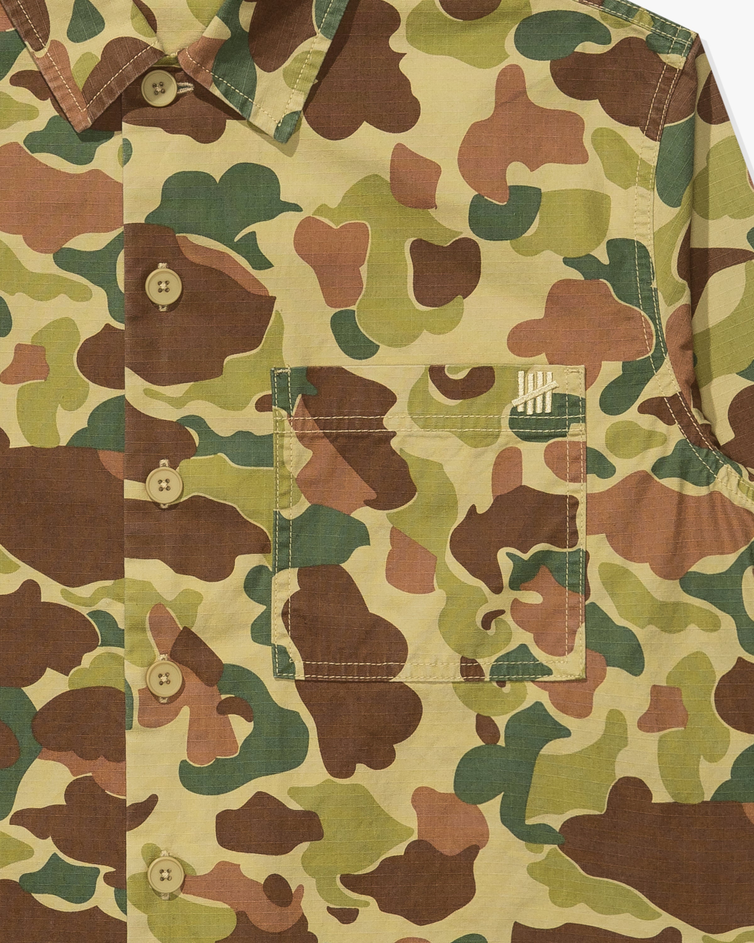UNDEFEATED RIPSTOP L/S WORKSHIRT - DUCK CAMO
