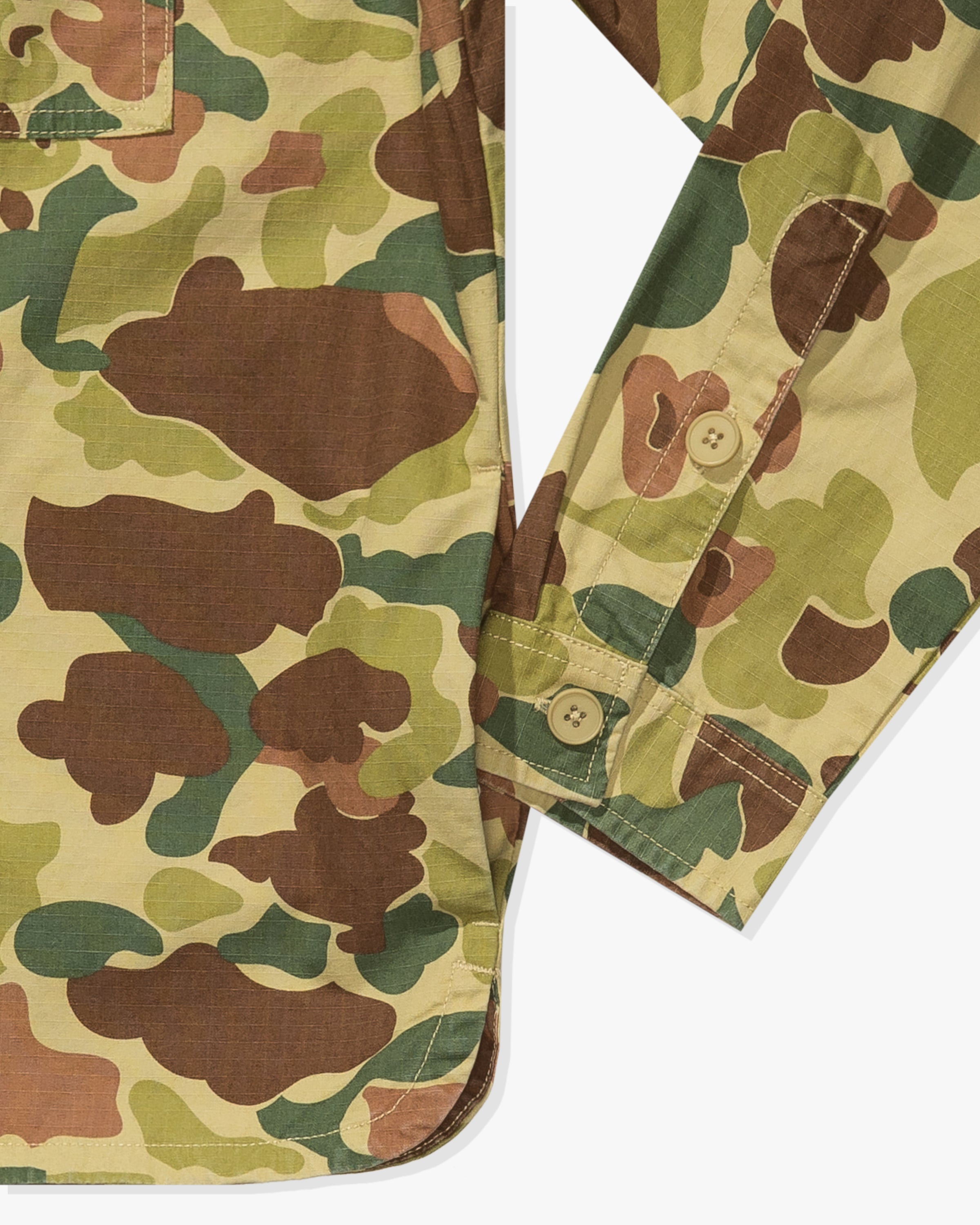 UNDEFEATED RIPSTOP L/S WORKSHIRT - DUCK CAMO