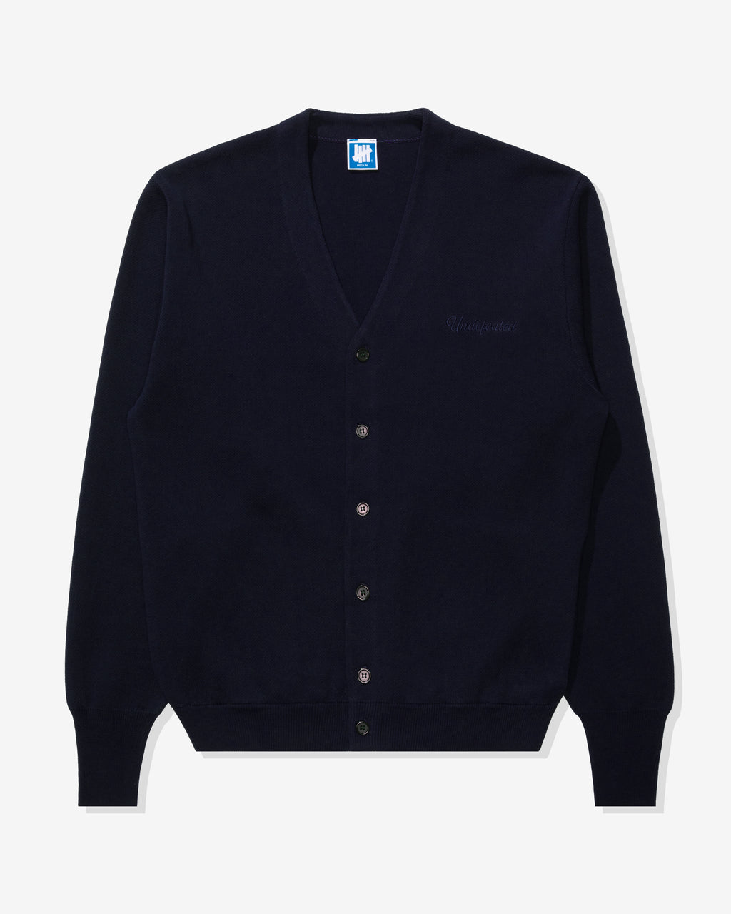 UNDEFEATED SCRIPT CARDIGAN - DARK NAVY