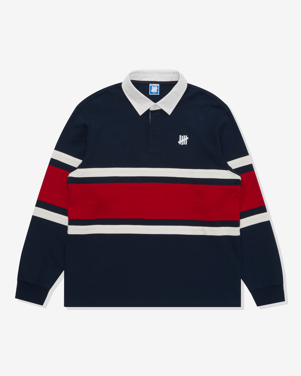 UNDEFEATED STRIPED RUGBY - NAVY