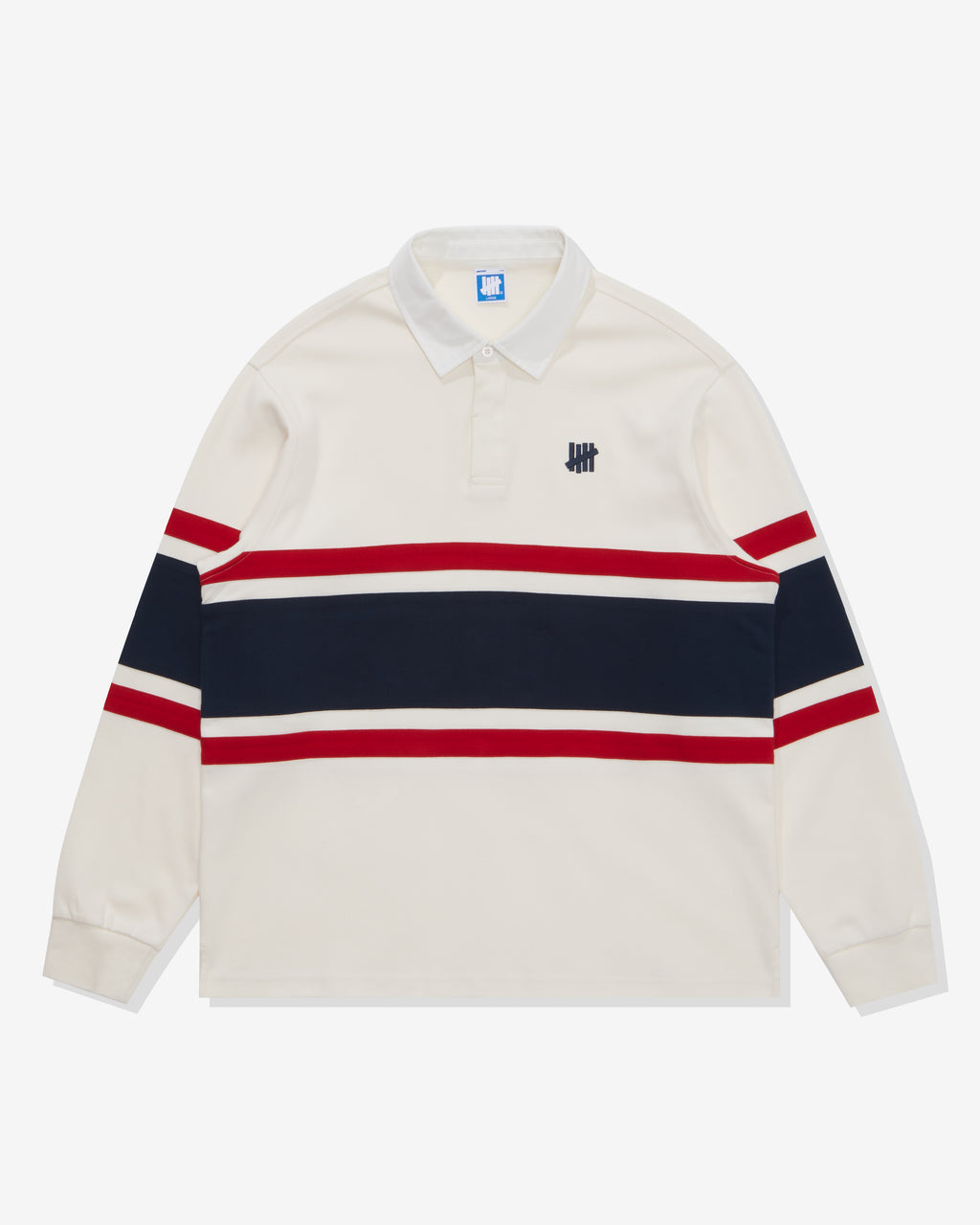 UNDEFEATED STRIPED RUGBY - OFF WHITE