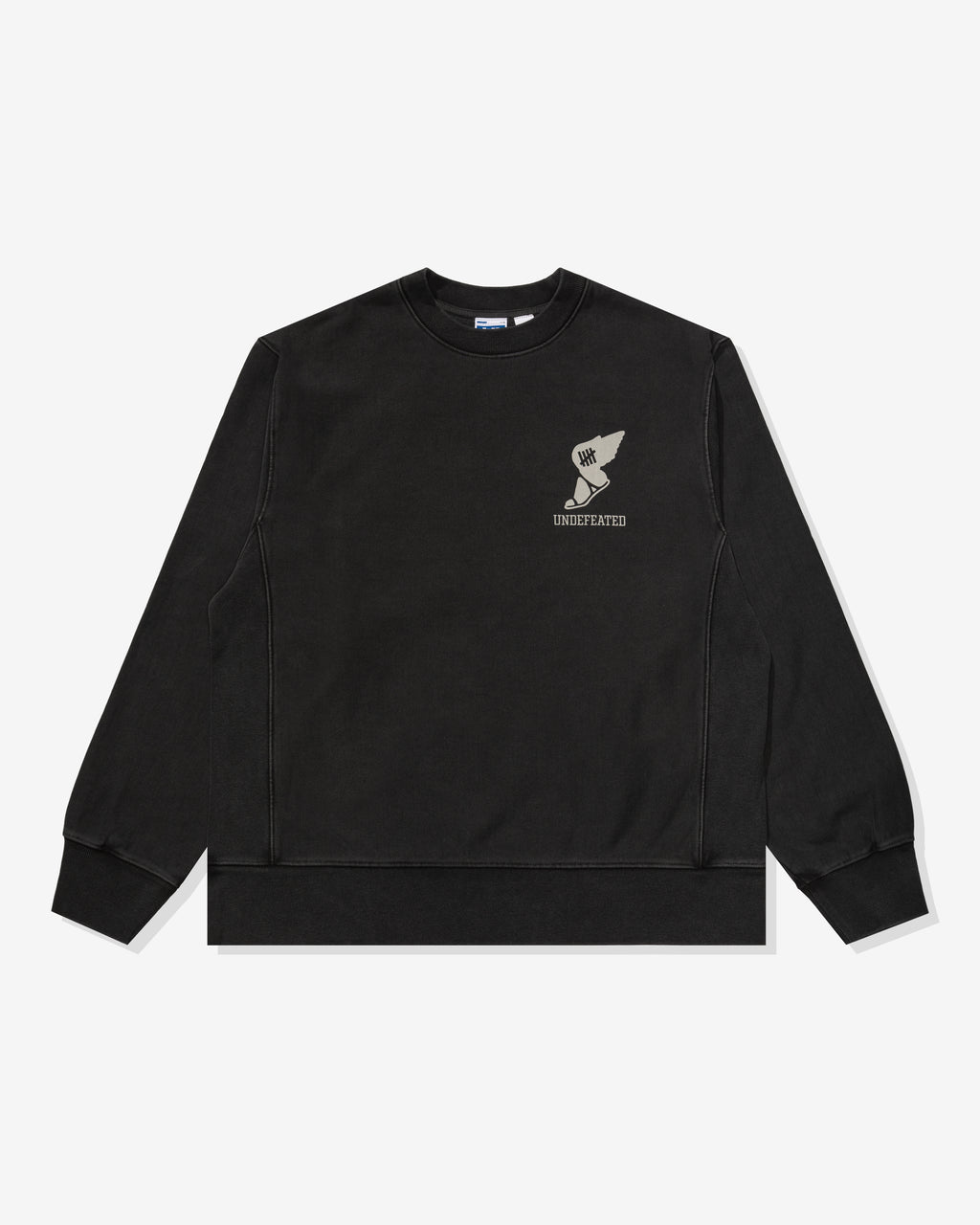 UNDEFEATED TRACK CREWNECK - BLACK