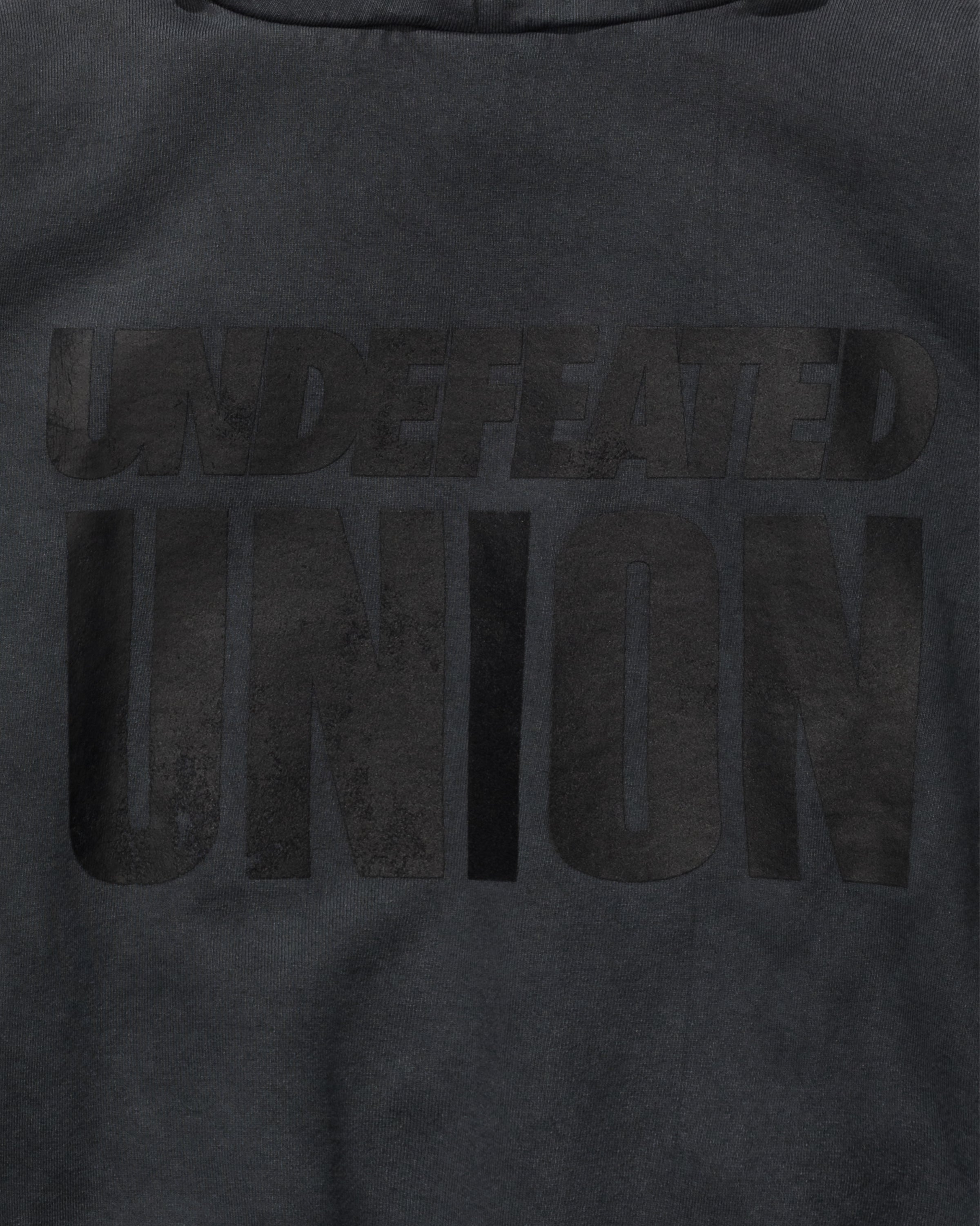 UNDEFEATED X UNION HOODIE - BLACK