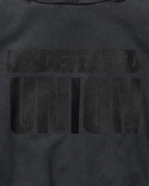 UNDEFEATED X UNION HOODIE - BLACK