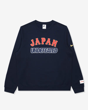WBC Nike JAPAN UNDEFEATED スウェットシャツ Sサイズ UNDEFEATED X WBC JAPAN CREWNECK - NAVY – Undefeated