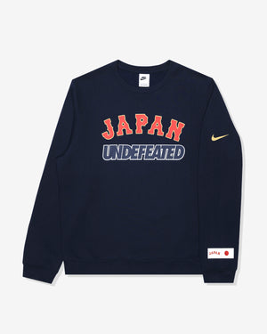 WBC Nike JAPAN UNDEFEATED スウェットシャツ Sサイズ UNDEFEATED X WBC JAPAN CREWNECK - NAVY – Undefeated