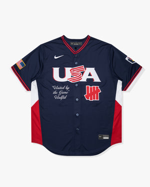 UNDEFEATED X WBC USA JERSEY - NAVY – Undefeated