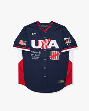 UNDEFEATED X WBC USA JERSEY - NAVY – Undefeated