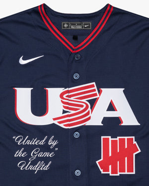NIKE×UNDEFEATED コラボ アメリカ代表 WBC ユニフォーム L UNDEFEATED X WBC USA JERSEY - NAVY – Undefeated