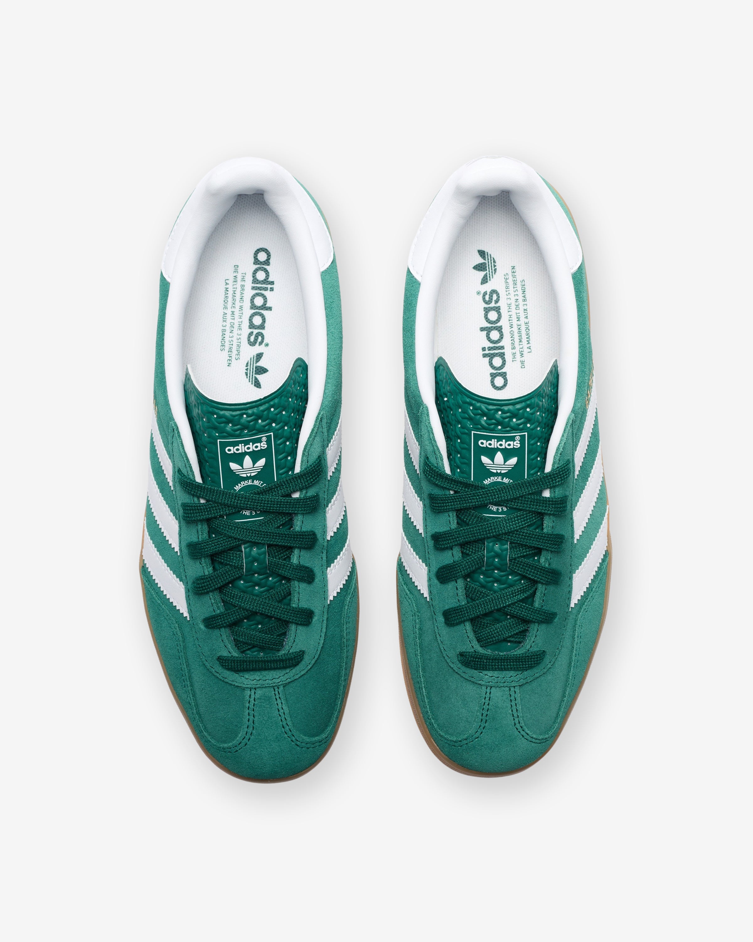 ADIDAS GAZELLE INDOOR - CGREEN/ FTWWHT