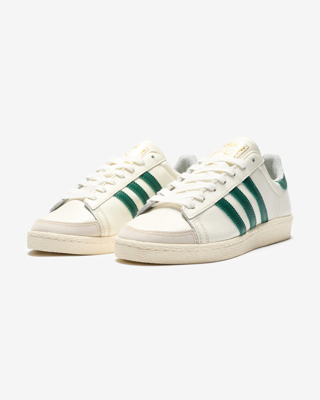 ADIDAS JABBAR LOW - OWHITE/ DRKGRN - ADIDAS JABBAR LOW - OWHITE/ DRKGRN