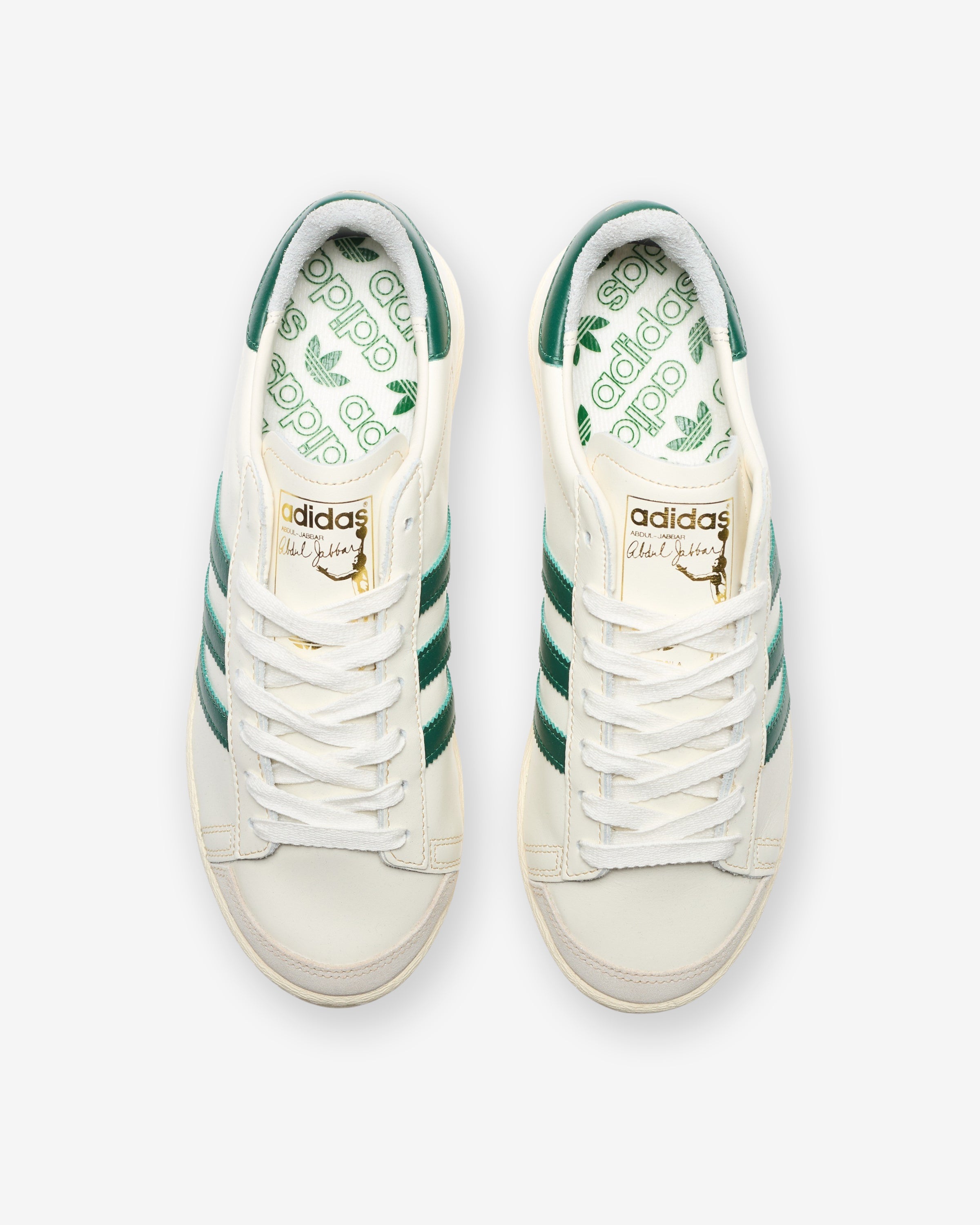 ADIDAS JABBAR LOW - OWHITE/ DRKGRN