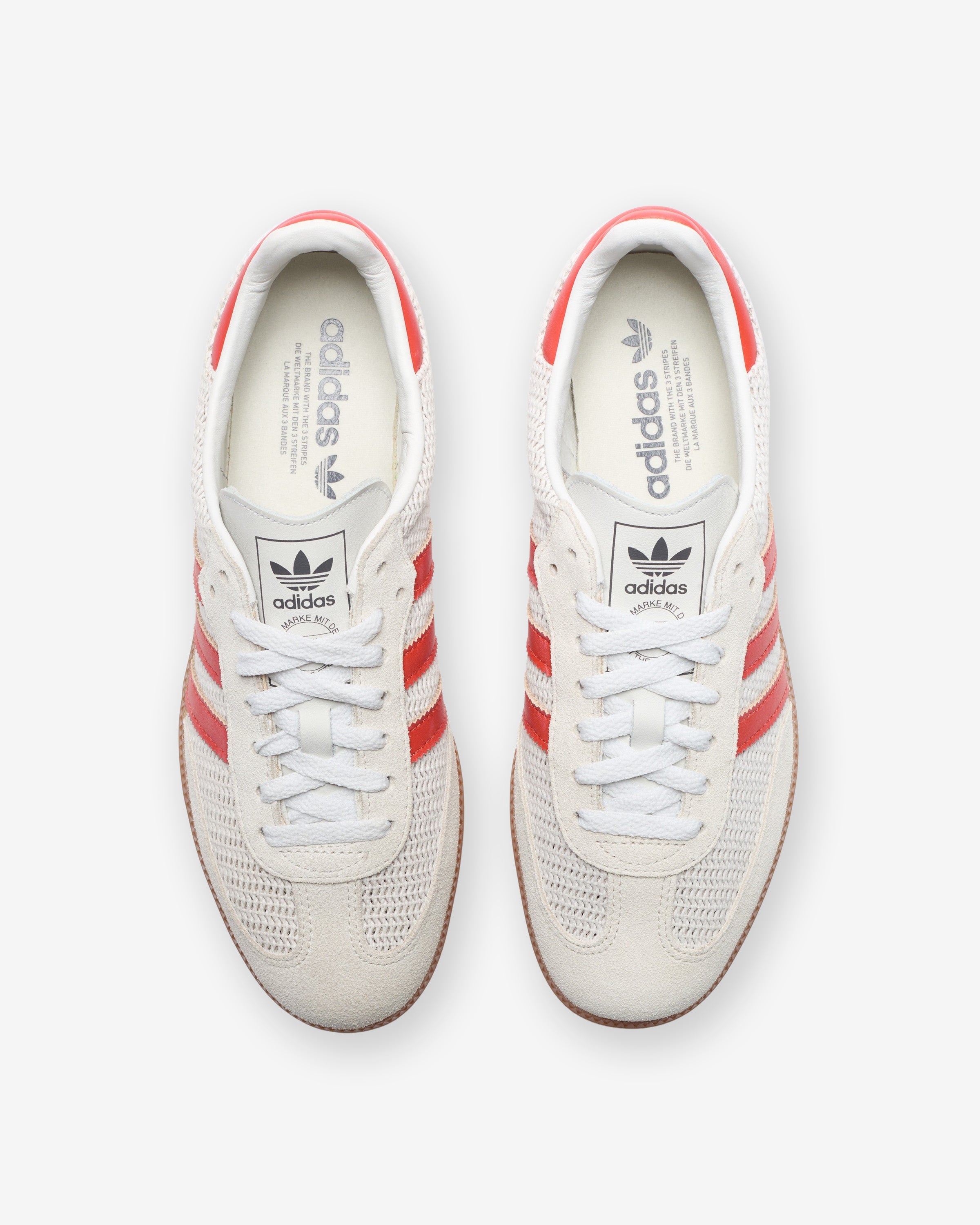 ADIDAS SAMBA - CRYWHT/ PRERED/ GUMM2