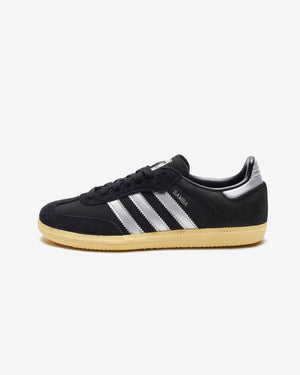 ADIDAS WOMEN'S SAMBA OG - CBLACK/ MSILV