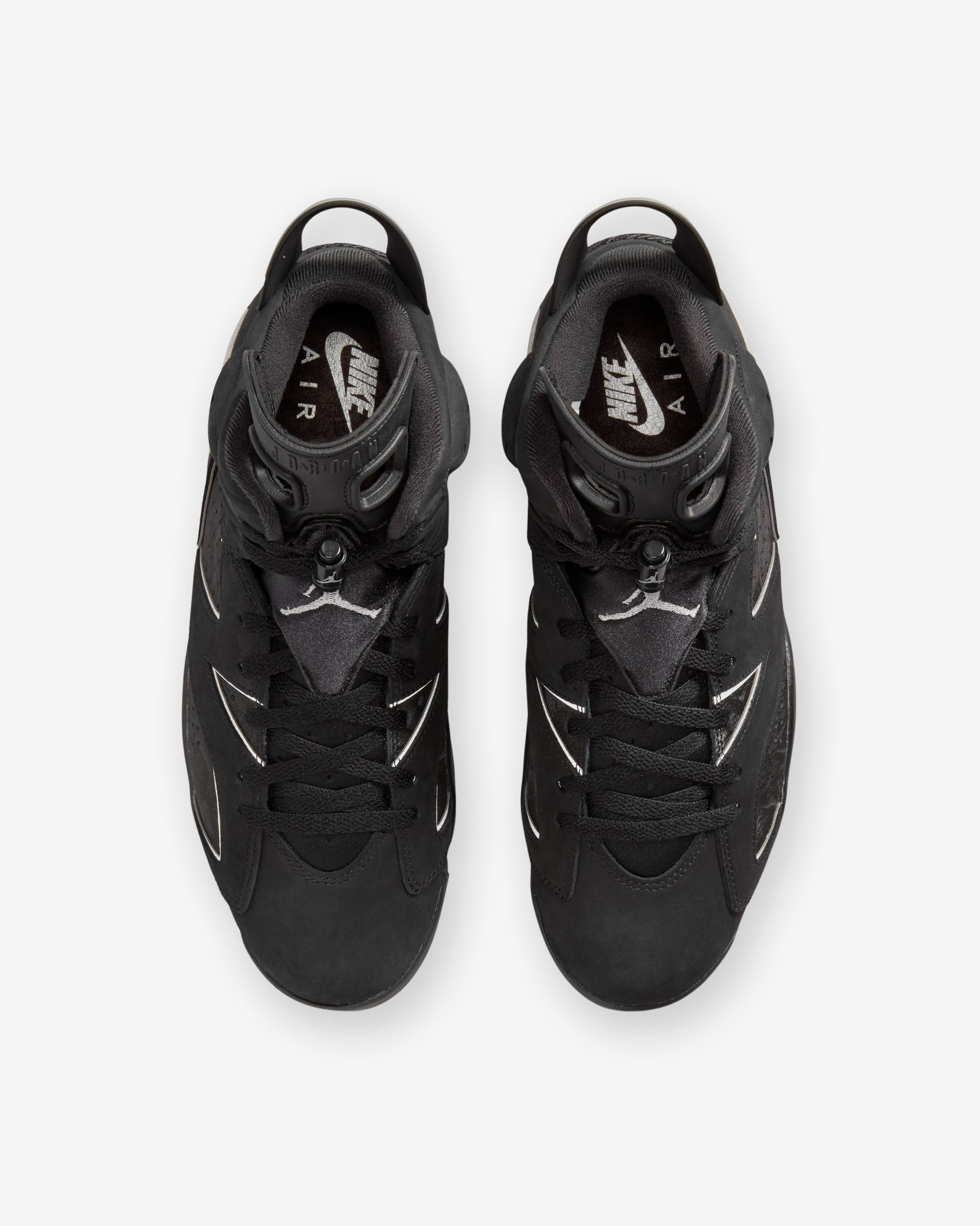 AIR JORDAN 6 RETRO - BLACK/ REFLECT SILVER/ BLACK – Undefeated