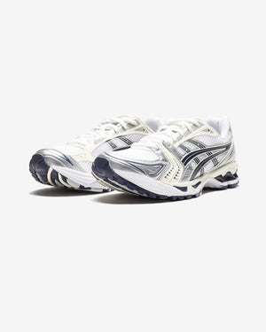 ASICS WOMEN'S GEL-KAYANO 14 - WHITE/ MIDNIGHT