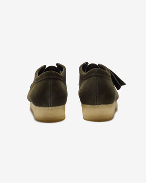 CLARKS WALLABEE - FORRESTGREENSUEDE