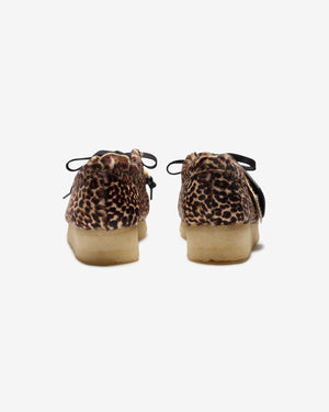 CLARKS WOMEN'S WALLABEE - LEOPARDPRINT