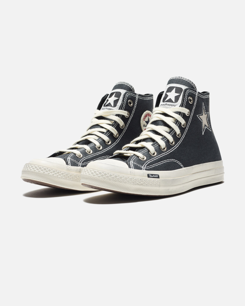 CONVERSE X MADHAPPY CHUCK 70 HI - BLACK/ EGRET - CONVERSE X MADHAPPY CHUCK 70 HI - BLACK/ EGRET