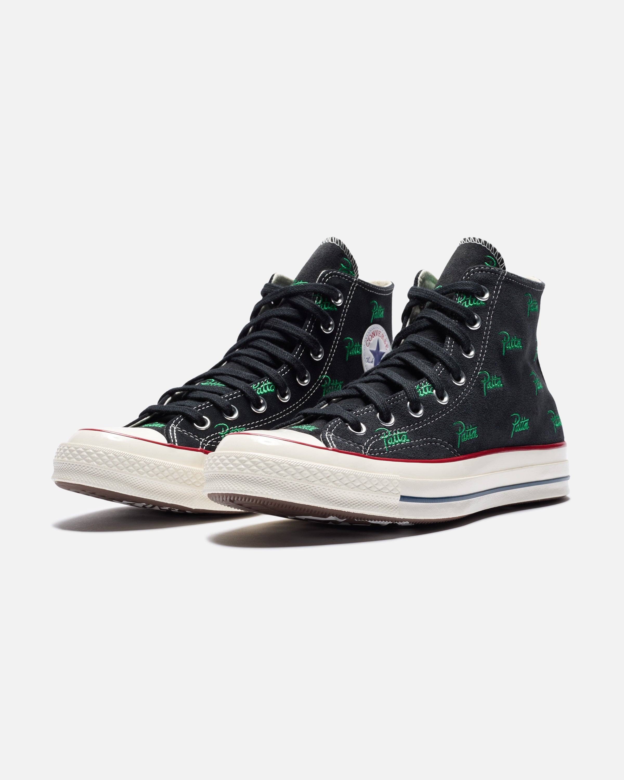 CONVERSE X PATTA CHUCK 70 HI - BLACK/ JOLLYGREEN