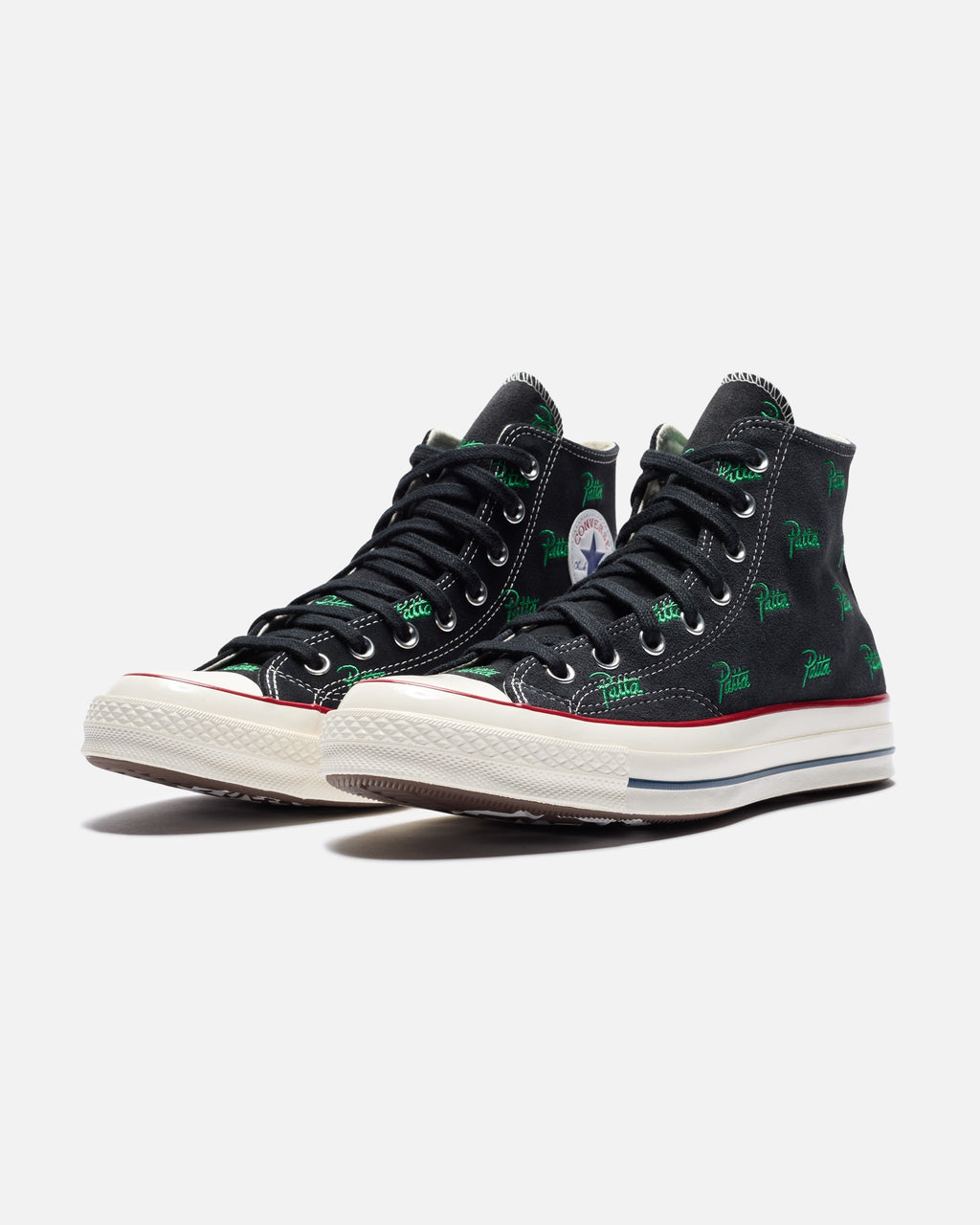 CONVERSE X PATTA CHUCK 70 HI - BLACK/ JOLLYGREEN - CONVERSE X PATTA CHUCK 70 HI - BLACK/ JOLLYGREEN