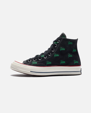 CONVERSE X PATTA CHUCK 70 HI - BLACK/ JOLLYGREEN