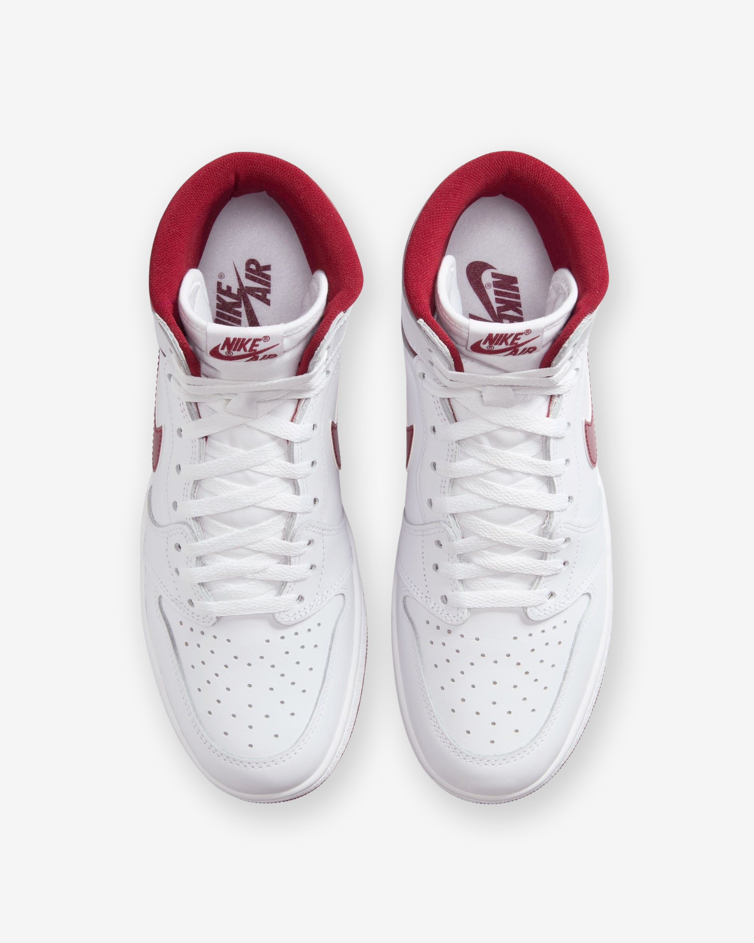 JORDAN AJ 1 HIGH ' 85 - WHITE/ TEAMRED