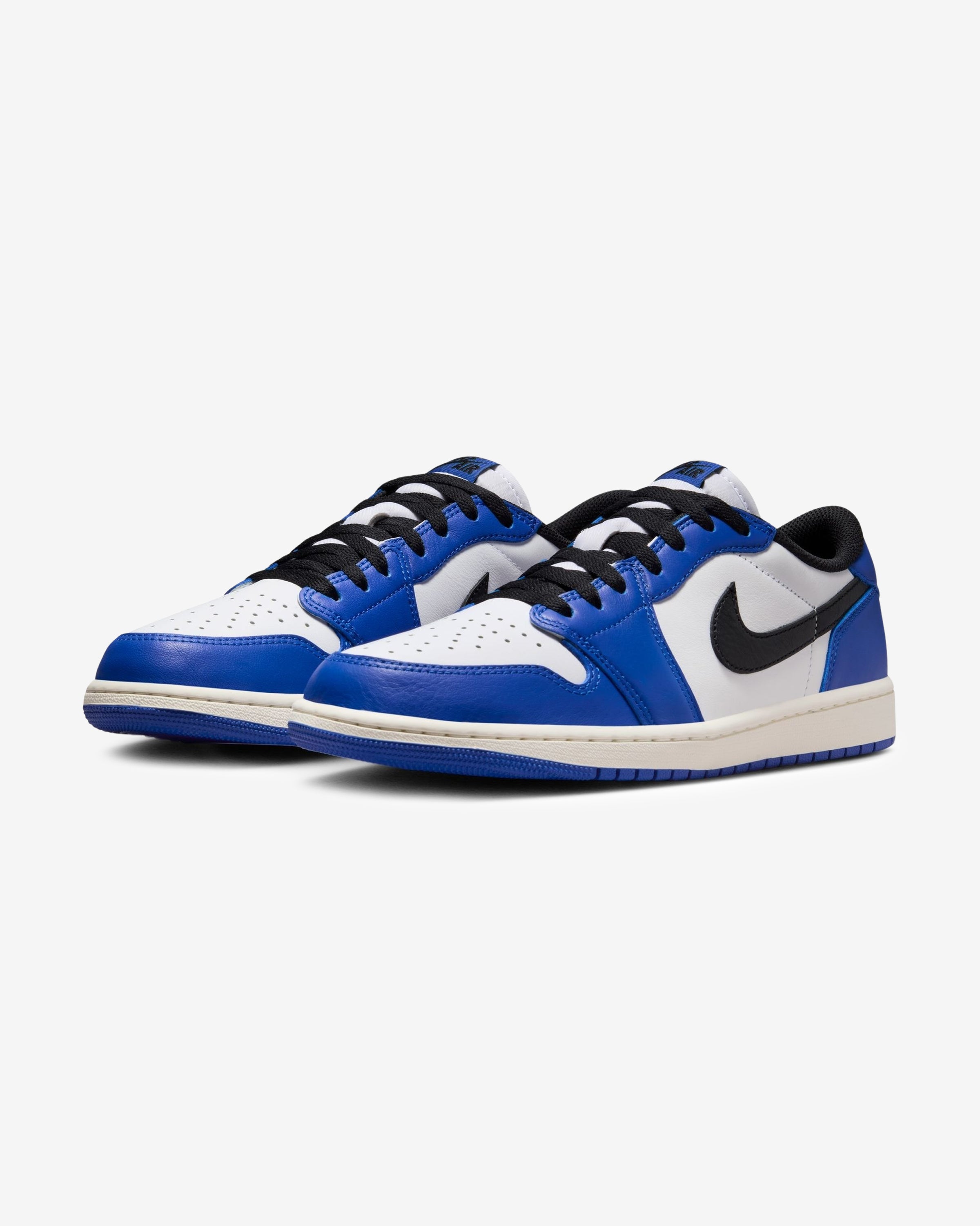 JORDAN AJ 1 LOW - WHITE/ BLACK/ GAMEROYAL