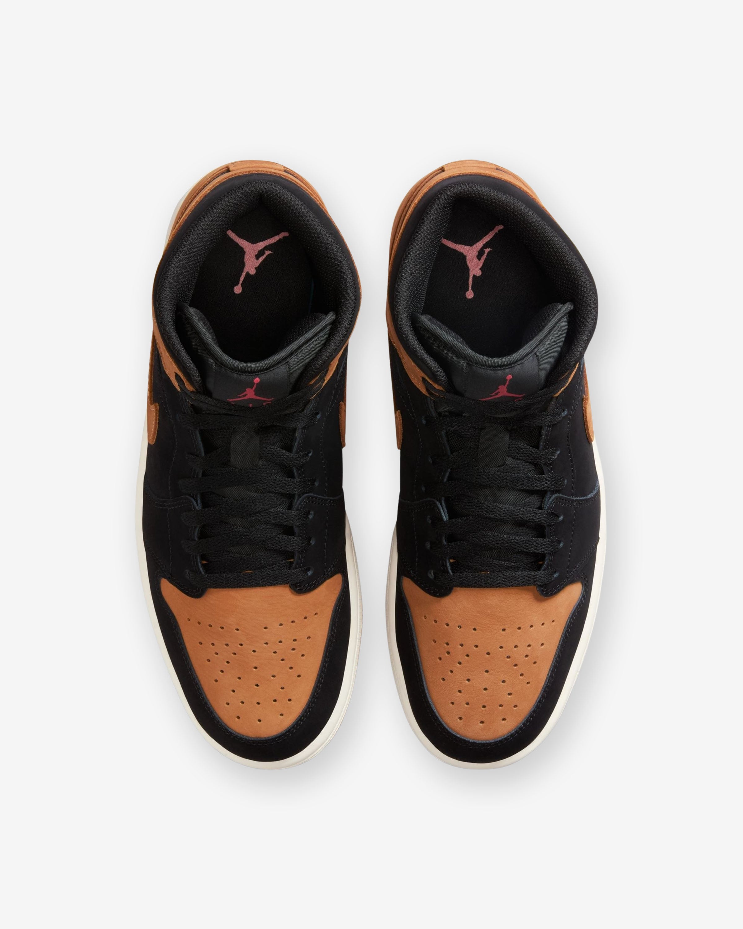 JORDAN AJ 1 MID SE - BLACK/ FLAX