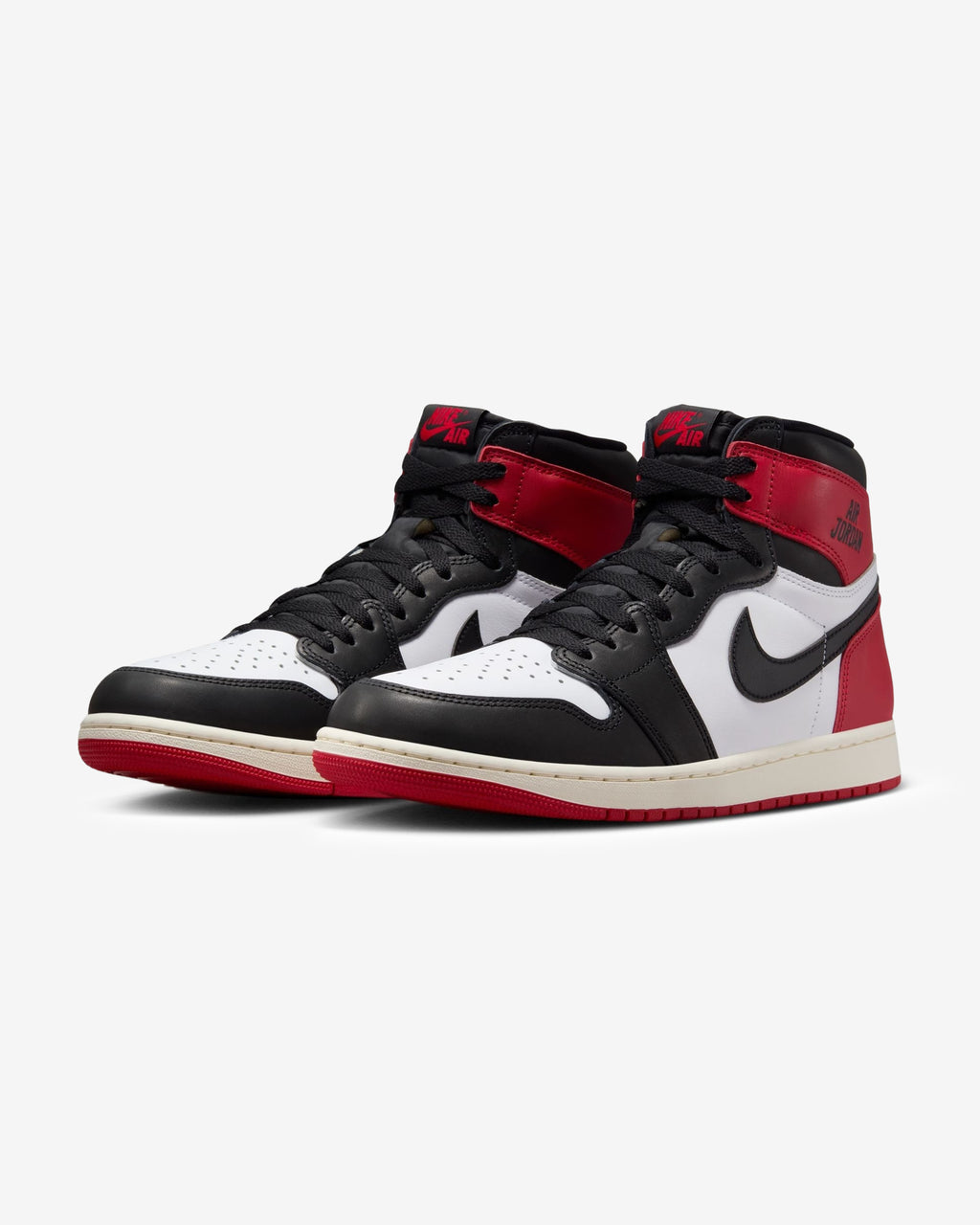 JORDAN AJ 1 RETRO HIGH OG - WHITE /BLACK/ VARSITYRED - JORDAN AJ 1 RETRO HIGH OG - WHITE /BLACK/ VARSITYRED