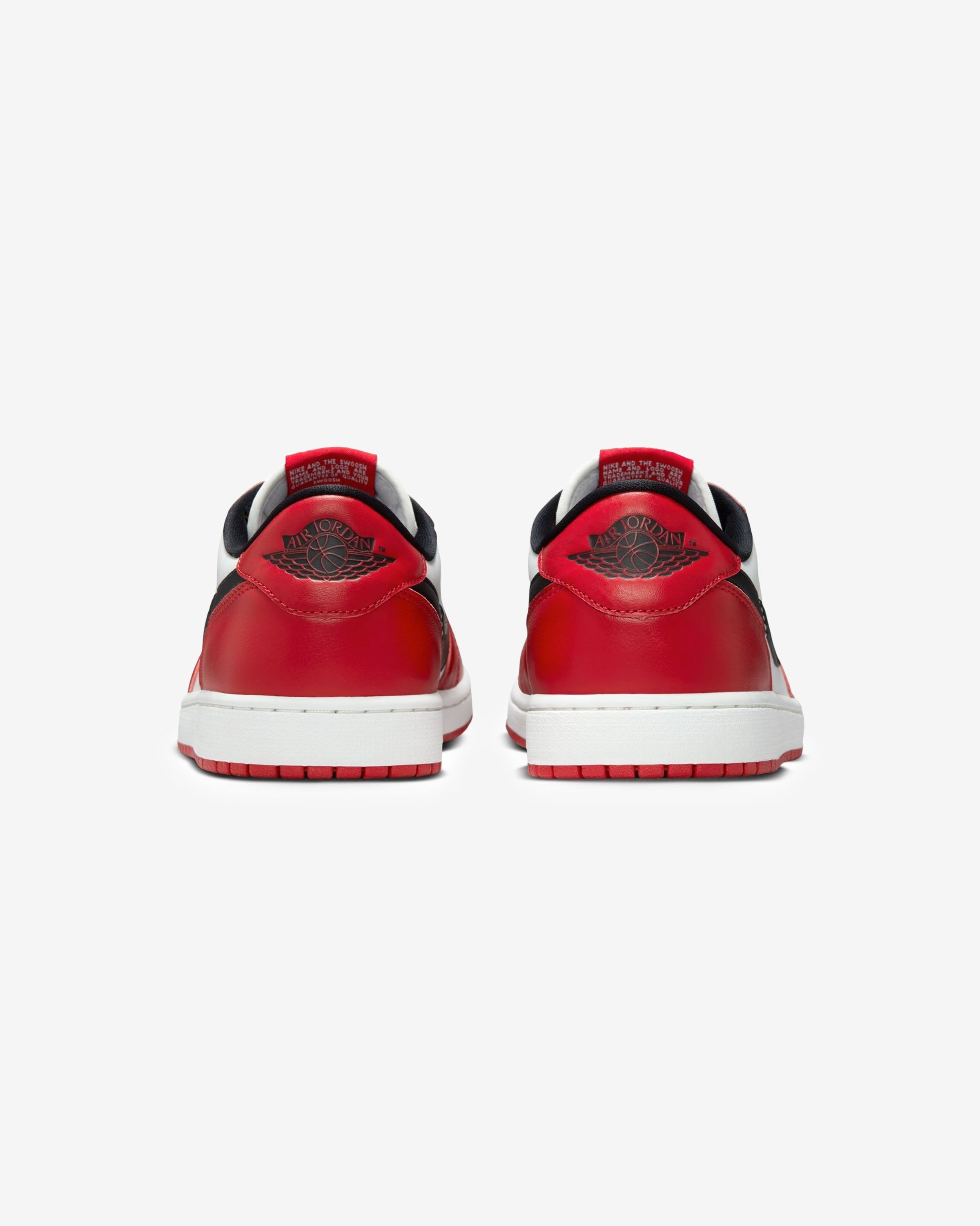 JORDAN AJ 1 RETRO LOW - VARSITYRED/ BLACK