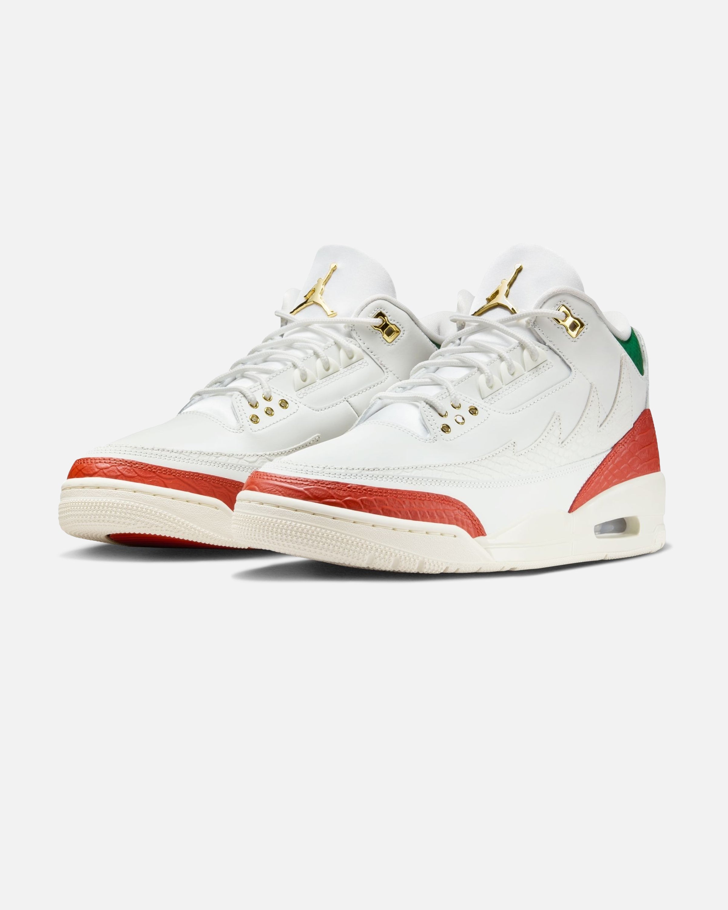 JORDAN AJ 3 RETRO 'EL VUELO' - SUMMITWHITE/ METALLICGOLD