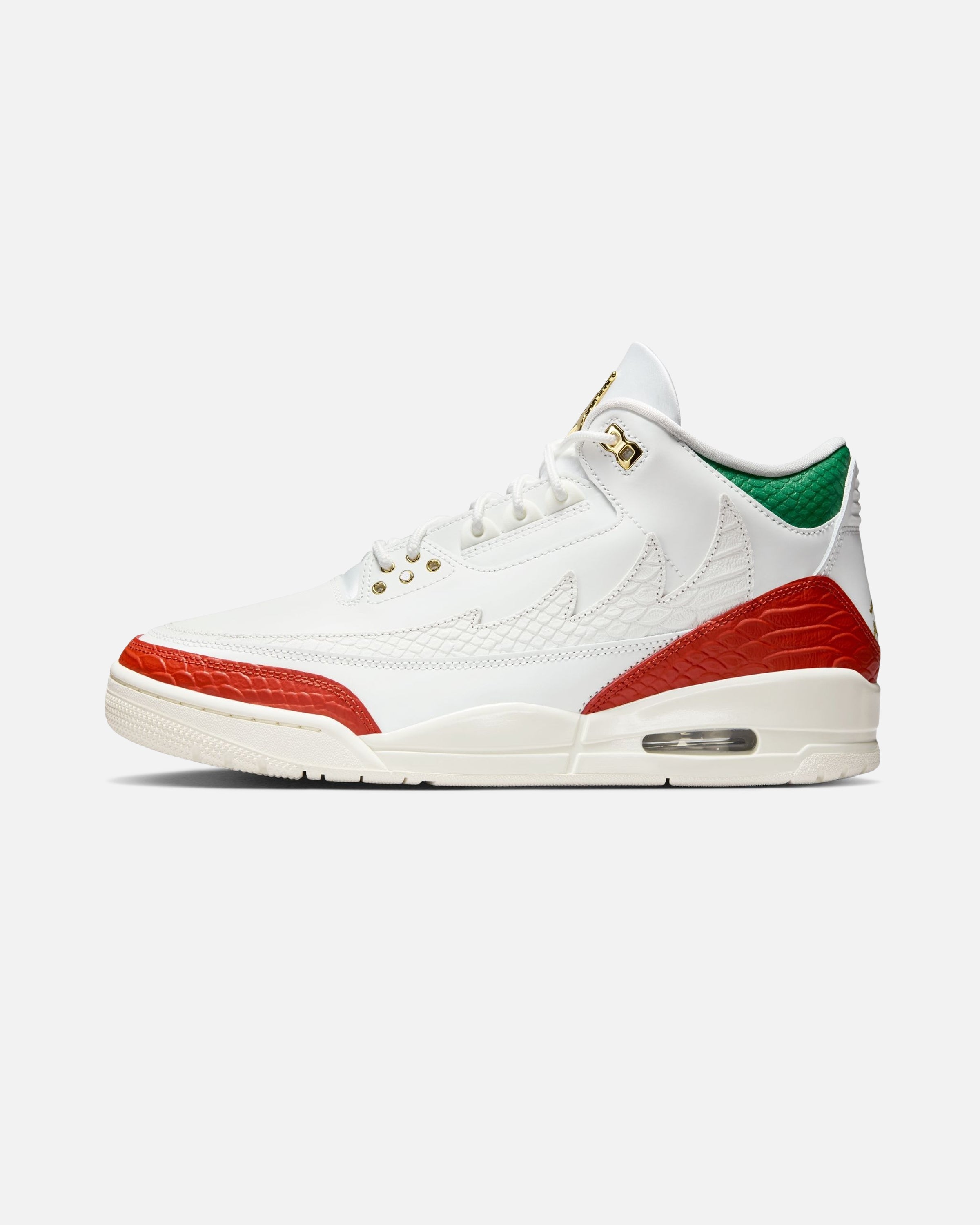 JORDAN AJ 3 RETRO 'EL VUELO' - SUMMITWHITE/ METALLICGOLD