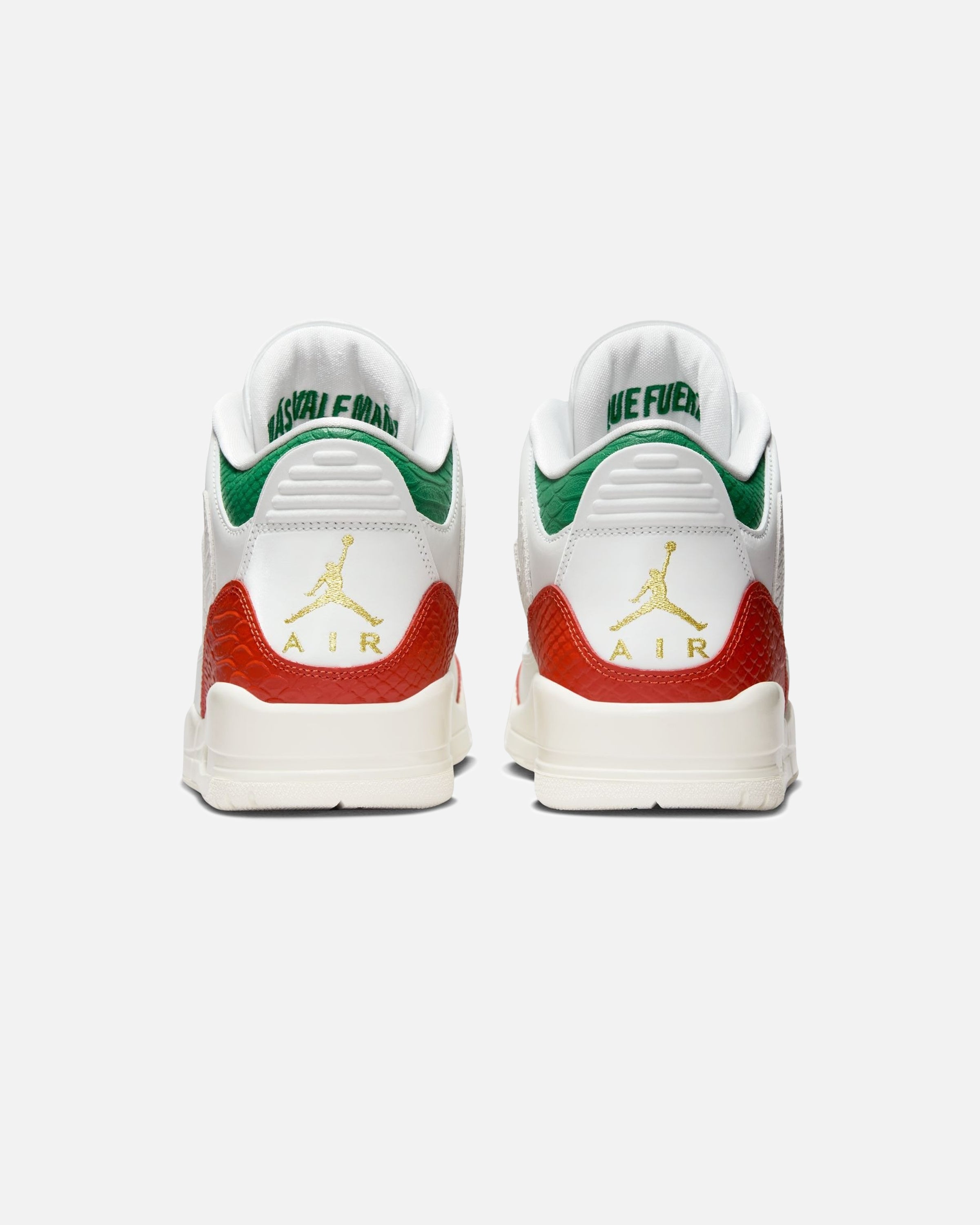 JORDAN AJ 3 RETRO 'EL VUELO' - SUMMITWHITE/ METALLICGOLD