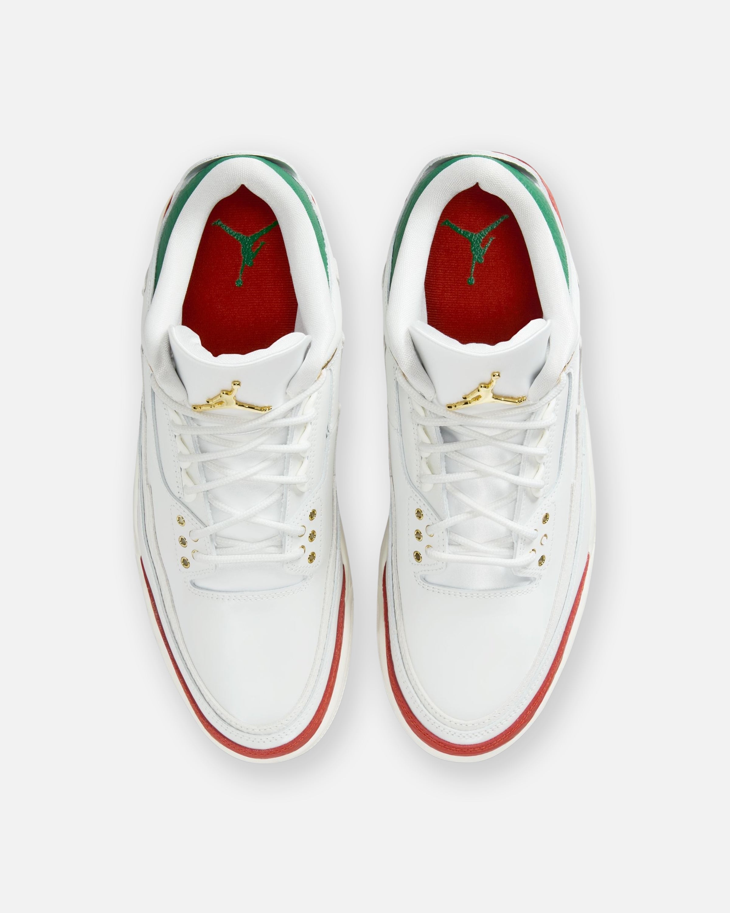 JORDAN AJ 3 RETRO 'EL VUELO' - SUMMITWHITE/ METALLICGOLD